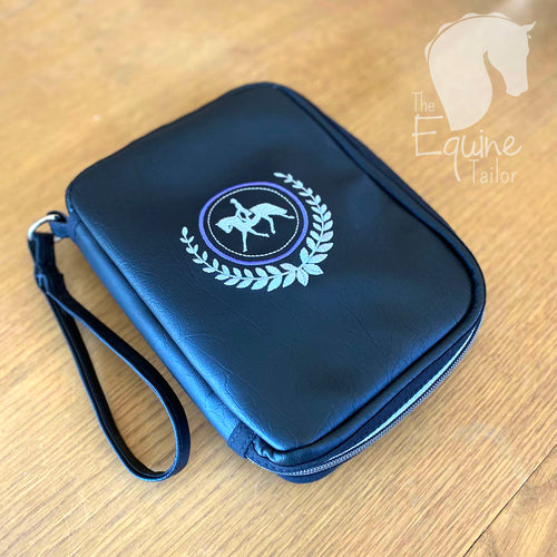 Bridle number/ Show day wallet