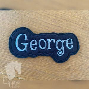 Embroidered Name Patches