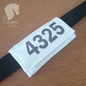 Halter wraps  Competition numbers - Interchangeable - Pocket for your number