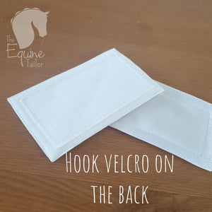Competition number pocket - Interchangeable - comes with velcro backing and hook side for saddle pad