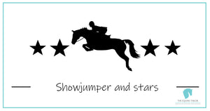 Showjumper and stars for soft shell bumpers.jpg