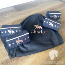 Bridle Sleeve- Text and embroidery design