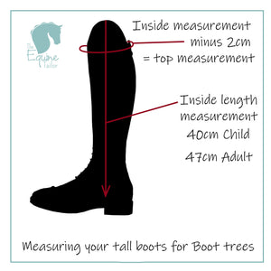 Boot trees/ Shapers / Inserts - Adult size with embroidery